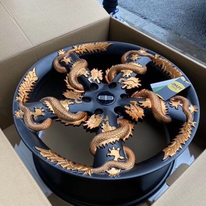 鍛造アルミ合金ホイールリム改造/アップグレード クローム仕上げ マルチスポーク ユニバーサル 5x100 合金乗用車ホイール - Product Image 4