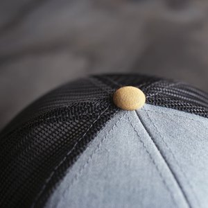 Tuỳ Chỉnh Thêu Vá 6 Bảng Điều Khiển Thanh Niên Trucker Hat Sang Trọng Hơi Cong Vành Nhiều Màu Bông Snap Trở Lại Cap - Product Image 2