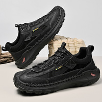 Chaussures de basket-ball unies pour hommes, grande taille, automne (40-46) |   Doublure en maille respirante, semelle extérieure en caoutchouc résistante à l'usure et absorbant les chocs
