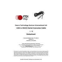 Cable Convertidor Serial USB a RS422 de 1.8m, USB-RS422-WE-1800-BT FT232R