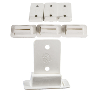 Support d'étagère de connecteur en plastique de papier recyclable dans l'environnement de carton de Corr a Clips aux supports d'affichage antérieurs ondulés - Product Image 5