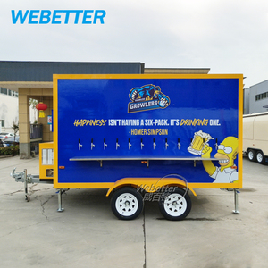 Remorque frigorifique mobile WEBETTER 110V 220V certifiée CE COC, chambre froide pour événements extérieurs, restauration et stockage frigorifique - Product Image 2