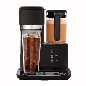 Cafetière glacée <span class=keywords><strong>et</strong></span> chaude <span class=keywords><strong>avec</strong></span> mélangeur automatique intégré, machine à café à service unique, pour expresso, latte, cappuccino, smoothies - Product Image 1