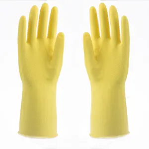High Quality Household Gloves Anti Cut Household Gloves Guantes Custom Logo Custom Package Latex De Latex Thin Winter White