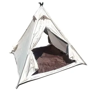 Заводская Высококачественная портативная уличная палатка для кемпинга с УФ-защитой треугольная пирамида с четырьмя углами пляжная Солнцезащитная палатка для детей