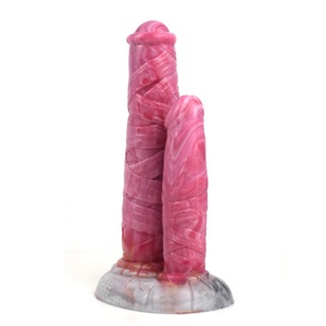 Masajeador de Estimulación Clitoriana de Silicona de Doble Cabeza (Grande y Pequeña) Tipo Centauro, Productos Sexuales para Adultos, Venta Caliente de Fábrica - Product Image 1
