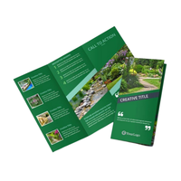 Impression de prospectus et de brochures sur mesure à bas prix en Chine avec papier couché et pelliculage mat pour nouveaux produits