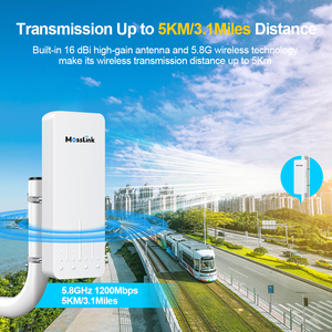5.8G Double Gigabit POE Outdoor Wireless Bridge 5KM Long Range Wifi CPE/Bridge/<strong>Router</strong>/<strong>Repeater</strong>/Access Point POE for IP Camer