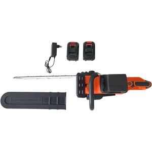 Mini motosierra de 16 pulgadas inalámbrica a batería para cortar madera en el hogar y uso en proyectos de bricolaje - Product Image 1