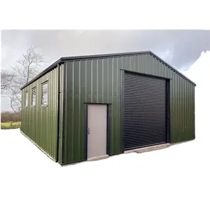 Vorgefertigte Stahl konstruktion Industrial Shed Designs für Godown