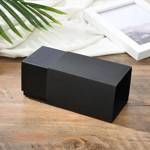 Custom Logo High Quality <b>Black</b> Paper Jewelry Packaging <b>Box</b> Gift <b>Box</b> for Bracelet Necklace Ring Earrings Watches - Product Image 4