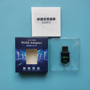 Free Drive <b>Mini</b> Computer Wi-Fi <b>USB</b> Dongle Wireless <b>USB</b> Adapter AX1800 2.4GHz 5.8GHz Frequency Band Receiver Laptop Network - Product Image 6