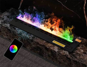 Cheminée à vapeur d'eau 3D intelligente OEM/ODM, idéale pour les bureaux, les salles de réunion et les salons - Product Image 4