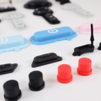 Clavier en caoutchouc silicone durable, couleur et taille personnalisables, pour applications électroniques, avec logo personnalisé et services OEM/ODM
