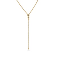 Collier long en argent 925 Gemnel, pendentif en zircon en forme de Y, style bohème, élégant, collier statement pour femmes
