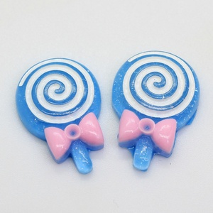 Màu Hỗn Hợp 100 Chiếc Lolly Long Lanh Với Nơ Nhựa Lollipop Kẹo Sổ Lưu Niệm DIY - Product Image 5