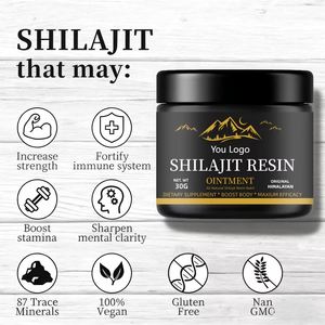 Sirop de résine de Shilajit pur de l'Himalaya Gentian OEM 50g – Acide Fulvique et Oligo-éléments Sauvages pour l'Énergie, le Soutien Immunitaire et les Vitamines - Product Image 4