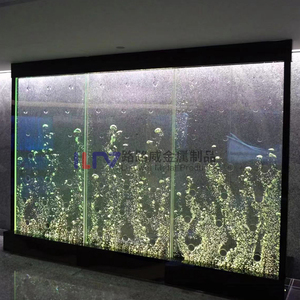 Led acrílico agua burbuja fuente pared restaurante decoración interior - Product Image 6