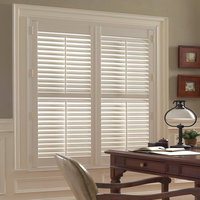 Persianas de Plástico para Ventanas Arqueadas, Directamente de Fábrica en China, con Opciones de PVC, Madera y Aluminio, Persianas Arqueadas Personalizadas para Iglesias