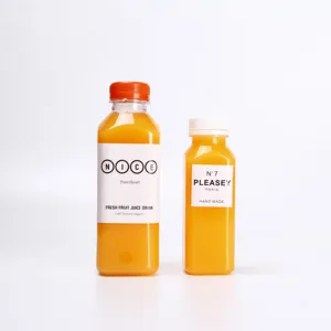 100% Biodegradable PLA Water Bottle corn starch material Compostable Disposable Plastic Juice Bottle Pla Bottle