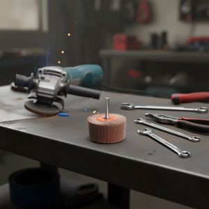 Ttake Abrasive Flap <b>Wheel</b> 30x30 Mm 6 Mm Shaft 180 Grit For <b>Grinding</b> - Product Image 3