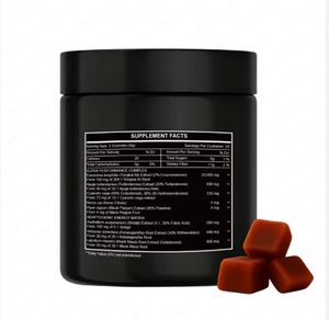 Gummies Alpha Male Complex pour <span class=keywords><strong>la</strong></span> croissance musculaire active avec Shilajit, Tongkat Ali et Ashwagandha pour adultes – Conception d'étiquette gratuite - Product Image 5