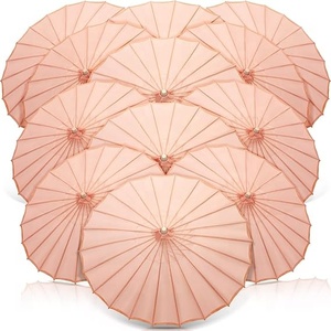Parapluie en papier de bambou chinois de 84 cm pour la photographie, les costumes de cosplay, les mariages, les fêtes, la décoration de la maison, taille adulte, fait à la main - Product Image 1