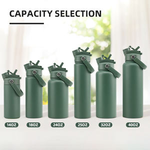 Botella de Agua Mini de Acero Inoxidable de 14 oz, Termo Aislado al Vacío con Tapa Doble para Niños, Lonchera, Escuela, Viajes, Logotipo Personalizado - Product Image 4