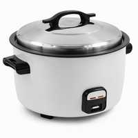 Cuiseur à riz commercial 10L, cuiseur à riz électrique automatique, revêtement antiadhésif, cuve intérieure pour cuisine d'hôtel