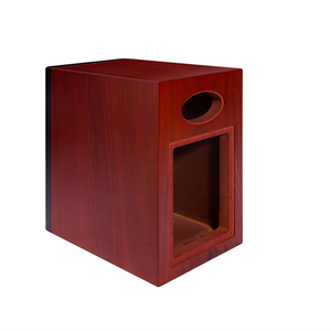 High Quality Empty Piano Black soild wood speaker box cabinet