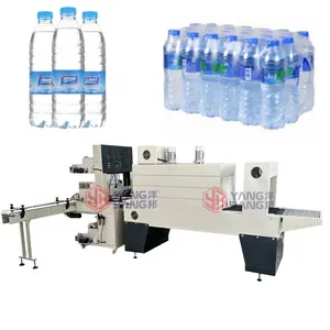 YB-FS6030 PVC Film Cutting Machine With Shrink Tunnel Wrapping Machine For Water Bottles