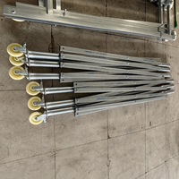 Tente rétractable résistante aux UV pour salon professionnel, avec structure en acier galvanisé et couverture de toit en PVC