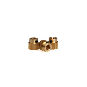 Rueda de extrusión de latón Makerbot, anillo de engranaje MK7 de 40 dientes para accesorios de impresora 3D - Product Image 3