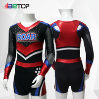 Ventes chaudes, uniformes de cheerleading pas chers pour filles, service OEM, tenue de cheerleading personnalisée à manches longues