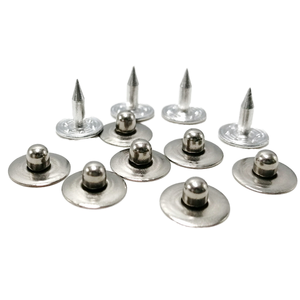 Rivets à tête de 8 mm et 7 mm en métal pour jeans et sacs à main, stock d'usine en gros - Product Image 1