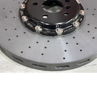 Disque de frein en céramique de carbone, étrier de roue avant 10 pots, étrier de frein électro-mécanique de roue arrière 4 pots pour Porsche/Benz/BMW/AMG