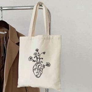 Lady Printed Canvas Lining Casual Fashion Handall Seasons Reusable <b>Tote</b> <b>Bag</b> Customized Closure Handbag - Product Image 2
