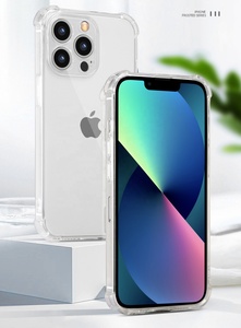 UV Tác Động Trường Hợp Điện Thoại Cho iPhone 13 14 15 16 16 Pro 16 Cộng Với 16 Pro Max 17 17 Pro Mềm <span class=keywords><strong>TPU</strong></span> Trường Hợp Trống Chất Lượng Cao Chống Sốc - Product Image 3
