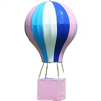 2022 गर्म हवा के गुब्बारे सहारा प्रदर्शन राल ढालना गर्म हवा के गुब्बारे प्रोप शीसे रेशा गुब्बारा मूर्तिकला मनोरंजन के लिए पार्टी सजावट