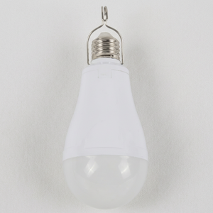 หลอดไฟฉุกเฉิน LED แรงดันสูง AC85V-265V/DC5V-6V 20W ขั้ว USB/E27 ชาร์จไฟได้ วัสดุ PP แบตเตอรี่ 2x1200mAh - Product Image 1