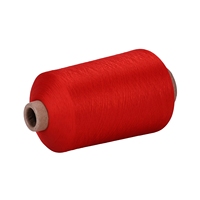 Fil élastique texturé 100 % polyester pour la couture, haute élasticité, antibactérien, écologique, pour chaussettes tricotées, haute ténacité
