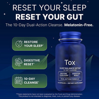 Capsules Détox pour l'Équilibre du Sommeil |   Programme de nettoyage de 10 jours 7-en-1 avec Ashwagandha, L-Théanine, Chardon-Marie et GABA |   OEM, certifié GMP