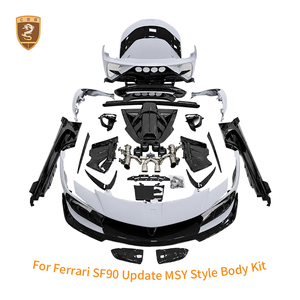Kit Carrozzeria in Fibra di Carbonio Stile MSY per Ferrari <span class=keywords><strong>SF90</strong></span>, Kit Completo Aggiornato <span class=keywords><strong>SF90</strong></span> con Paraurti Anteriore, Diffusore Posteriore, Spoiler Posteriore - Product Image 5
