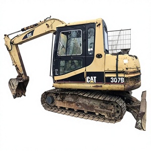 Excavadora de cadenas Caterpillar serie 307 usada, modelo 2004, motor de alta eficiencia, caja de cambios, bomba, garantía de 2 años - Product Image 1