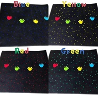 Équipement de salle sensorielle avec lumières à fibres optiques interactives, tapis à fibres optiques LED, tapis lumineux étoilés pour enfants