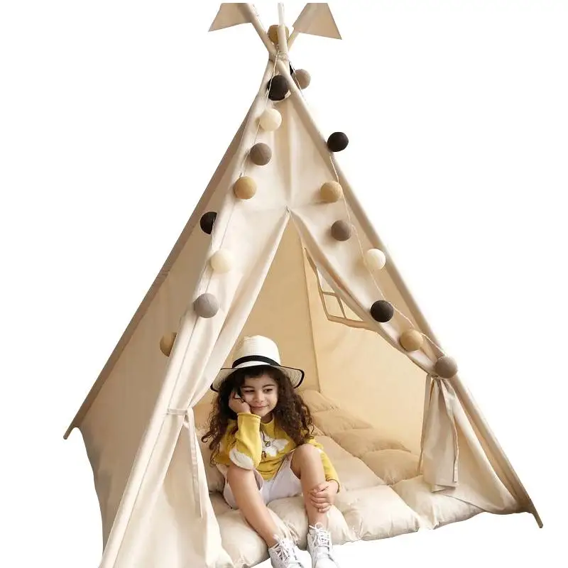 Tente intérieure en forme de petit arbre, pour enfants, amoudi blanc, Style princesse, maison de jouets pour bébés,