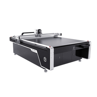 Plotter de corte plano digital 1625, cortador automático de papel, máquina cortadora de cuchillos oscilantes para Cartón, caja de cartón gris