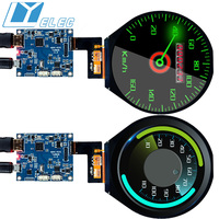 3.4 pouces HD 800x800 TFT IPS 3.4 pouces rond TFT LCD Module d'affichage HD-MI contrôleur carte circulaire mètres industriels écran LCD