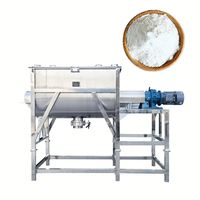 Équipement de mélange à ruban pour substrat de champignons, compost agricole, engrais, aliments pour volailles et bétail