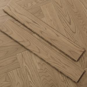 Plancher en bois écologique à verrouillage, imperméable, en chêne massif, parquet artistique, carreaux de bois franc en chevrons - Product Image 4